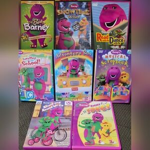 Barney DVD Vintage 8pc Lot (1995-2015)